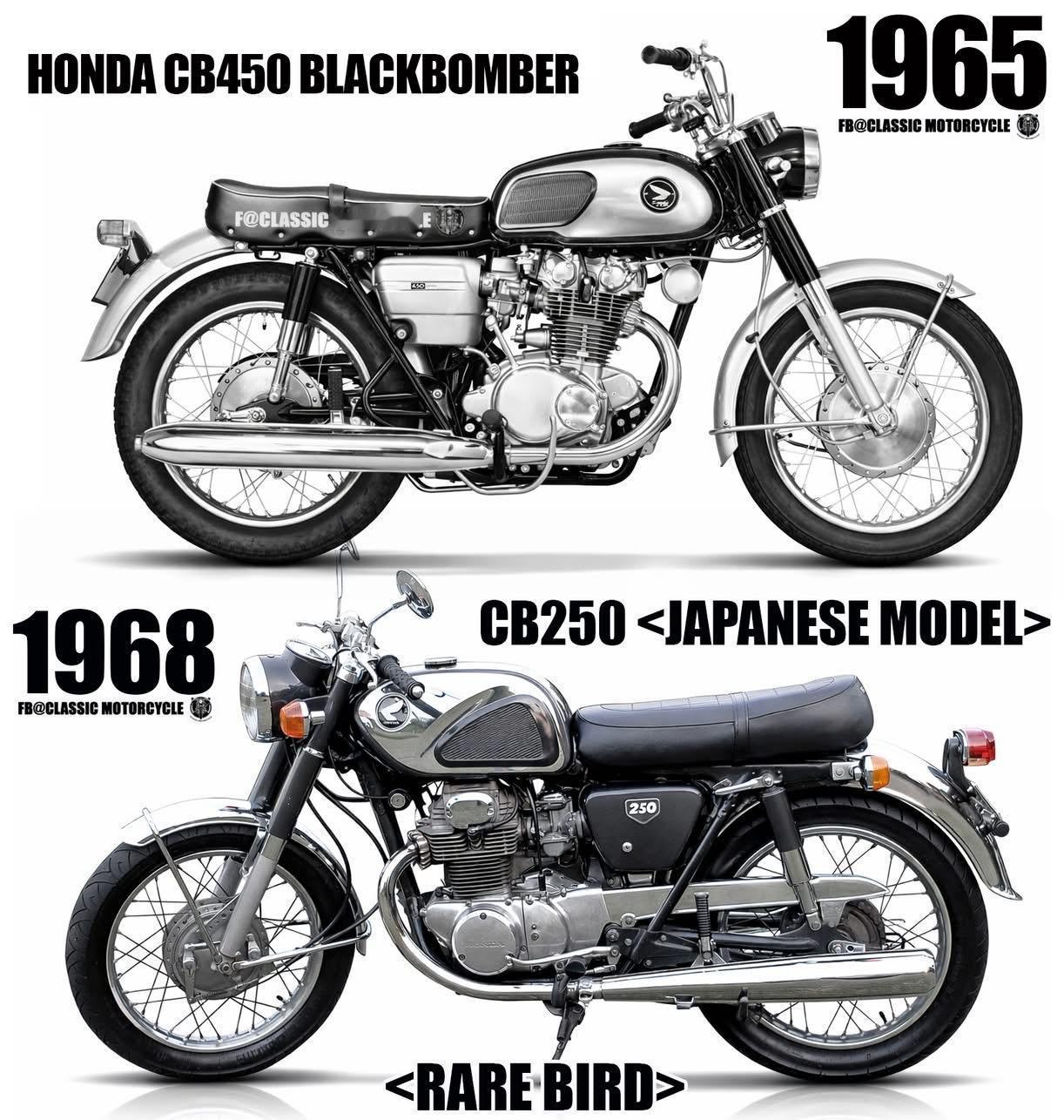 1965 Honda 本田CB450 
Rare Bird — 1968 Hon