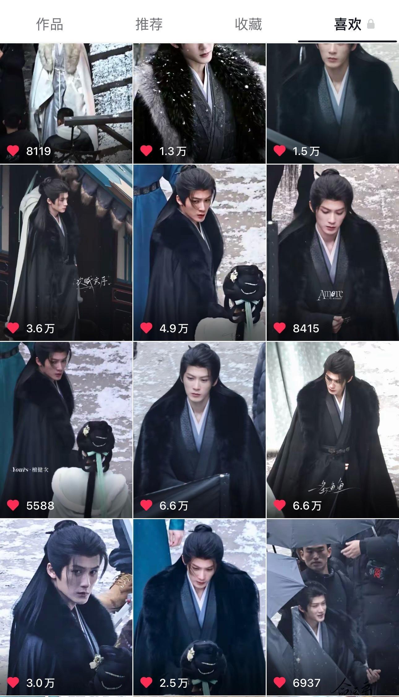 谁懂，每次想谢却山了就去痘印收藏和喜欢里挨个看一遍，我就这样默默等待