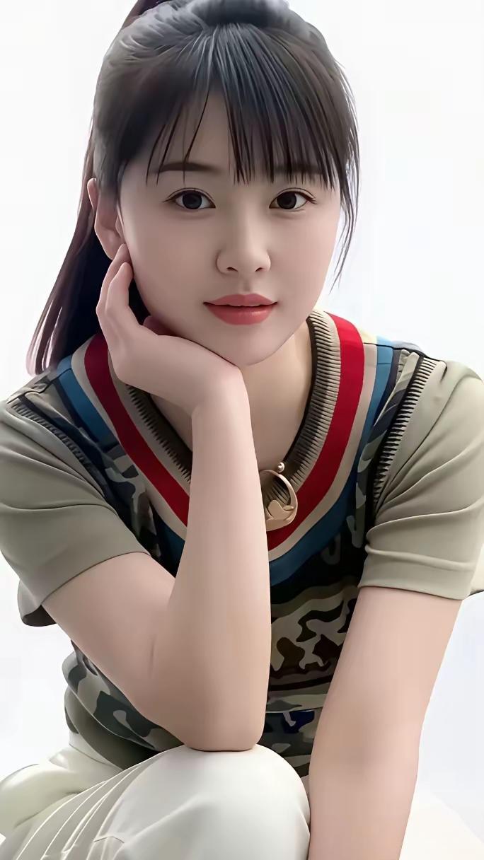 元气少女，甜美笑容，时尚穿搭，青春洋溢！🌟💖👗👗👗