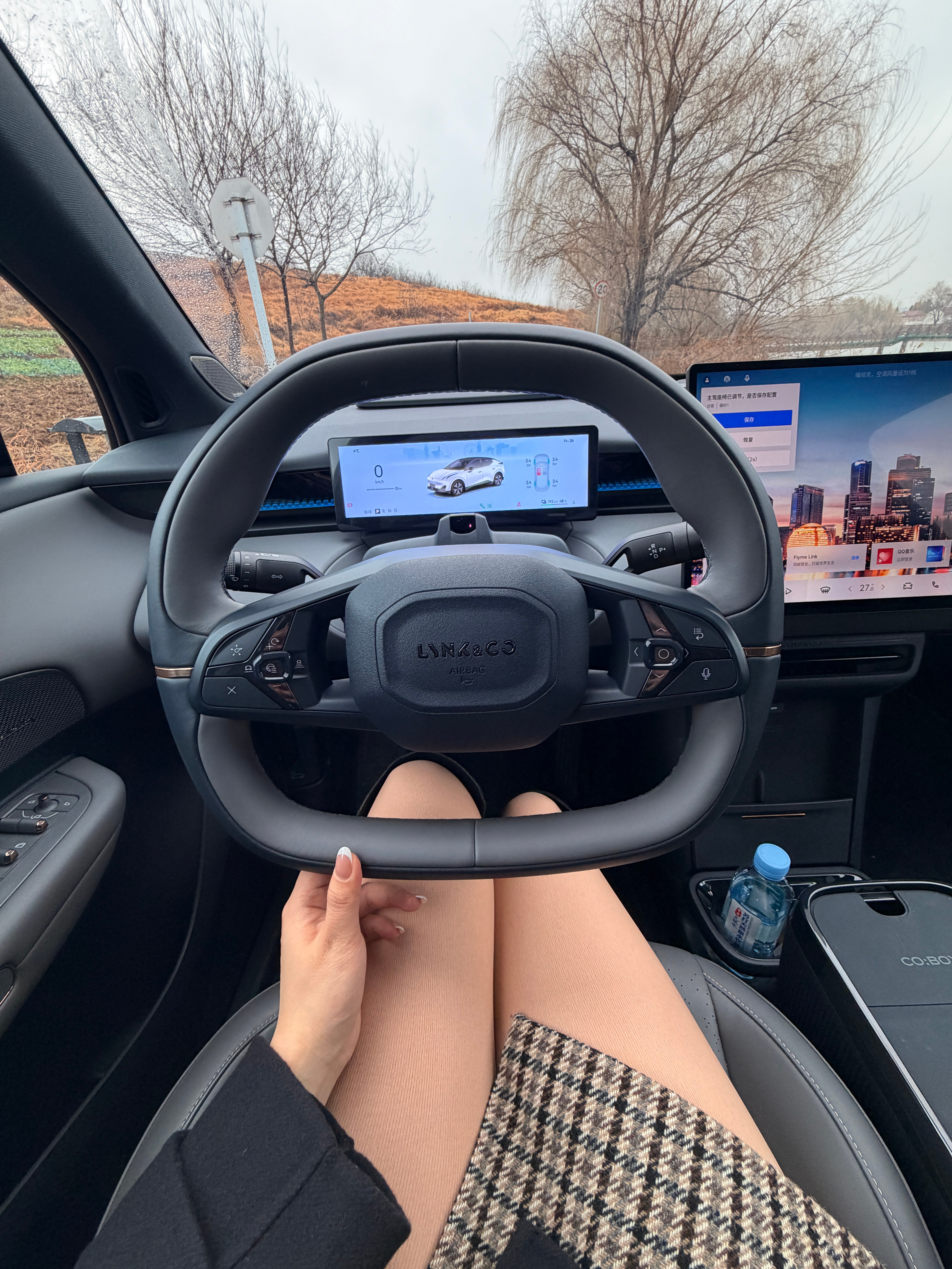 干活中🚗电车不能跑个山吗？我领克Z20性能杠杠滴！ 合肥·小岘山