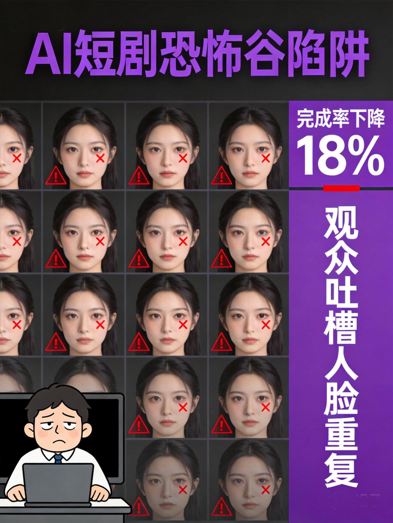 AI短剧的"恐怖谷"陷阱：观众开始弃剧了

AI短剧火了，但一个大问题藏不住了。