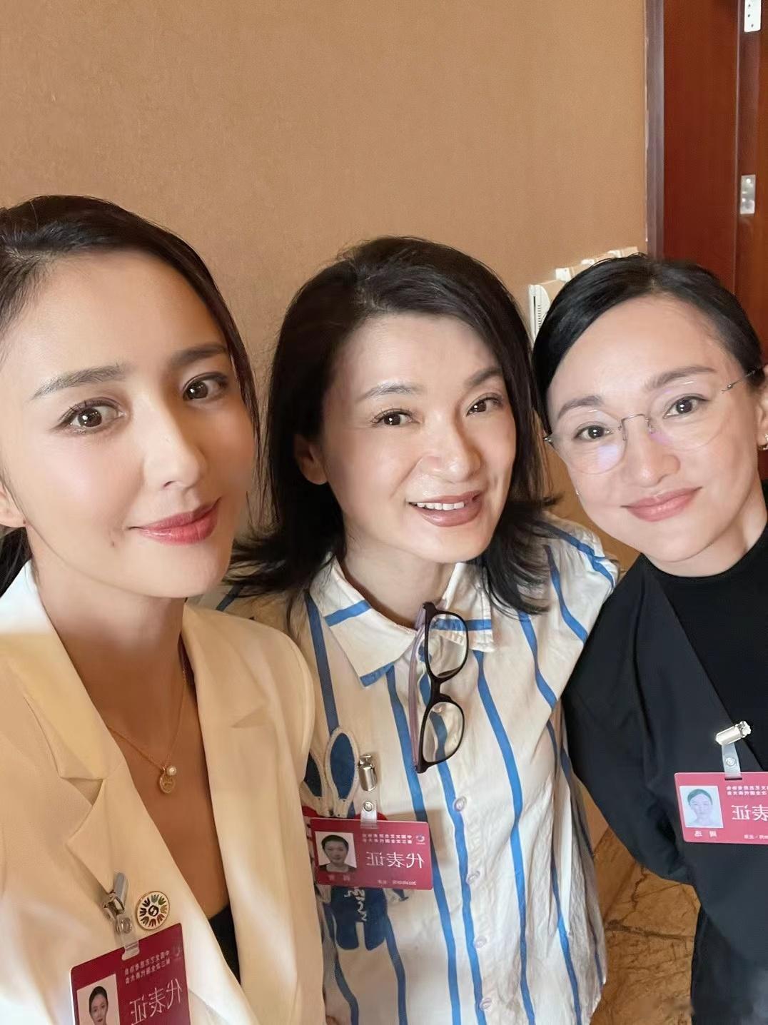 佟丽娅、阎青妤、周迅、周涛、殷秀梅、何赛飞、降央卓玛、杨千嬅等明星素颜出席活动，