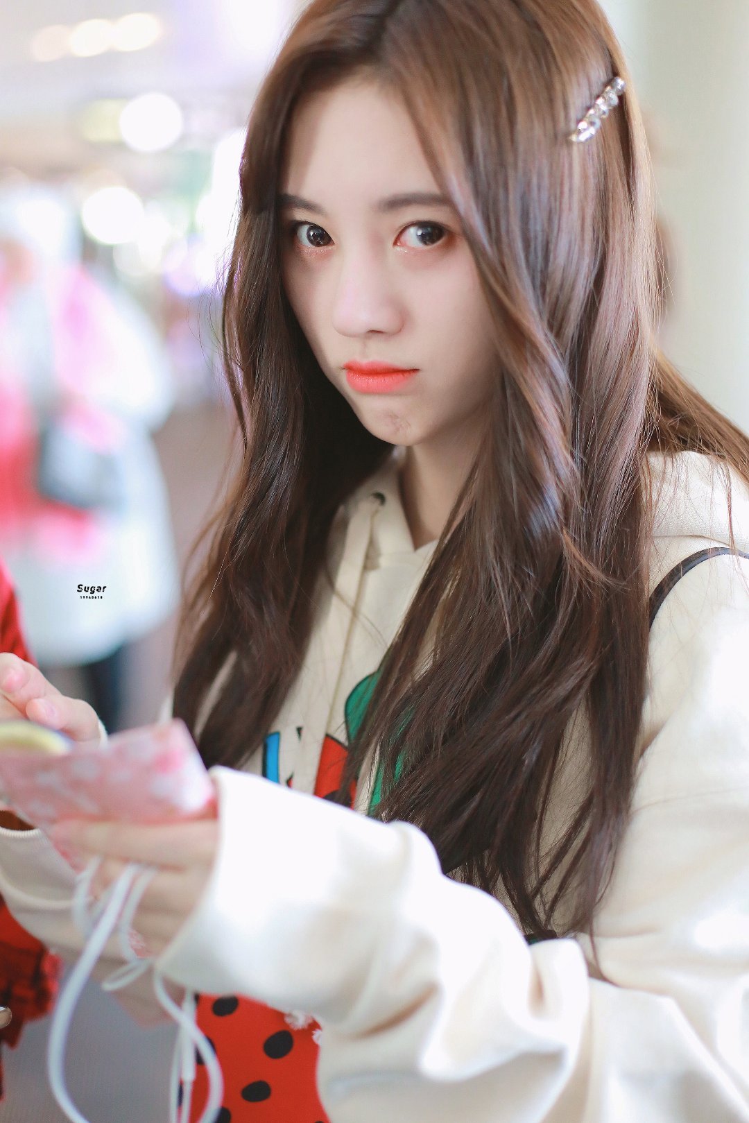 🍊鞠婧祎苏绿夏💙鞠婧祎 哎呦 小祎怎么芥末可爱o≧v≦o​ ​​​