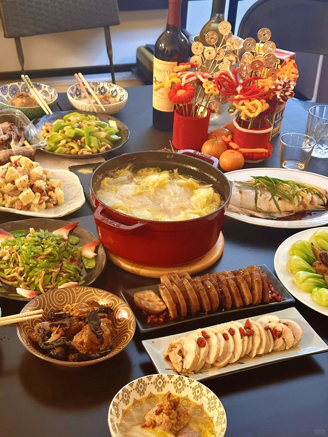 留学生十人阵容年夜饭🍲年味比想象更浓郁❗️