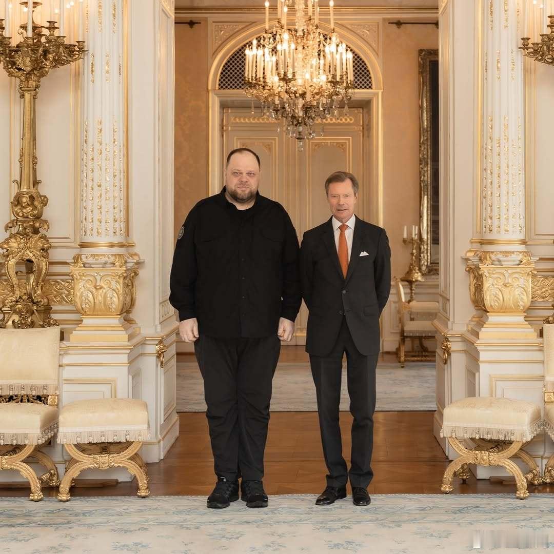 卢森堡王室 🇱🇺6月17日，卢森堡大公亨利会见乌克兰客人。这体型无敌啦巨无霸
