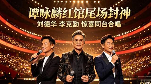 谭咏麟红馆尾场封神！刘德华李克勤惊喜同台合唱，港乐情怀破防