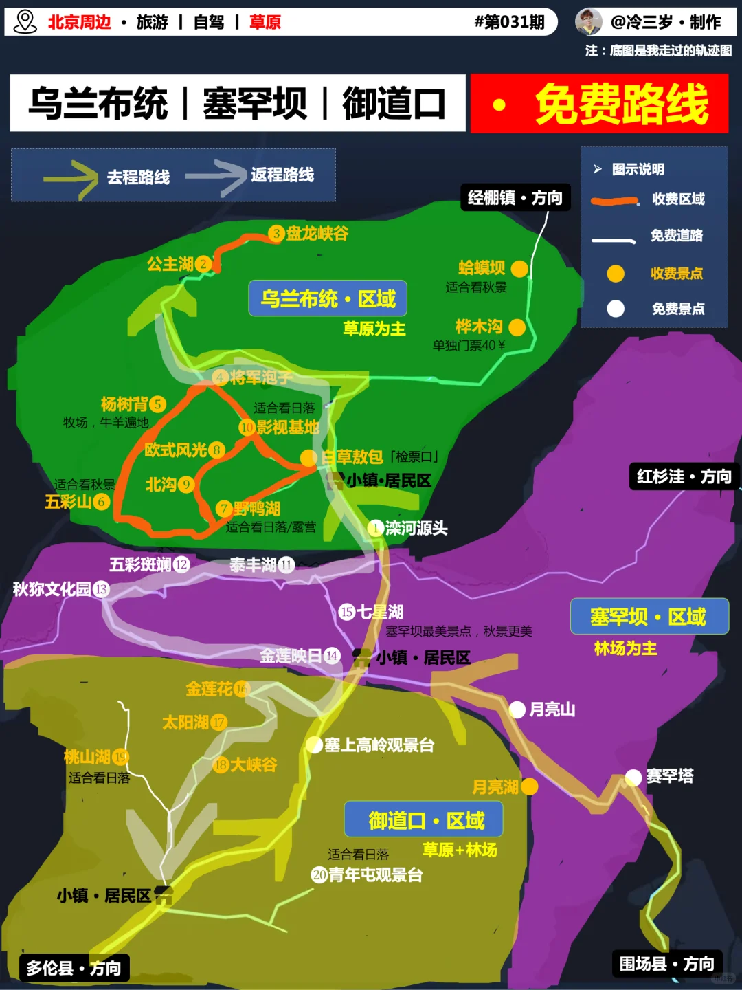 乌兰布统+塞罕坝+御道口，应该怎么玩？
