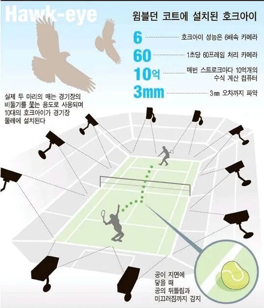 网球使用鹰眼挑战已经20年了乒乓球比赛从去年开始4大满贯赛事T1才有的鹰眼而且一