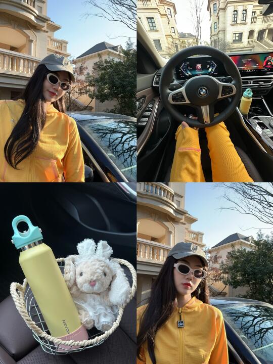 坚持学鞠式喝水 少女感是我应得的
