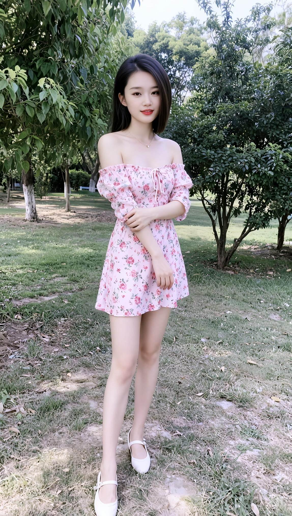 AI碎花清新照 抖音ai创作 上热门