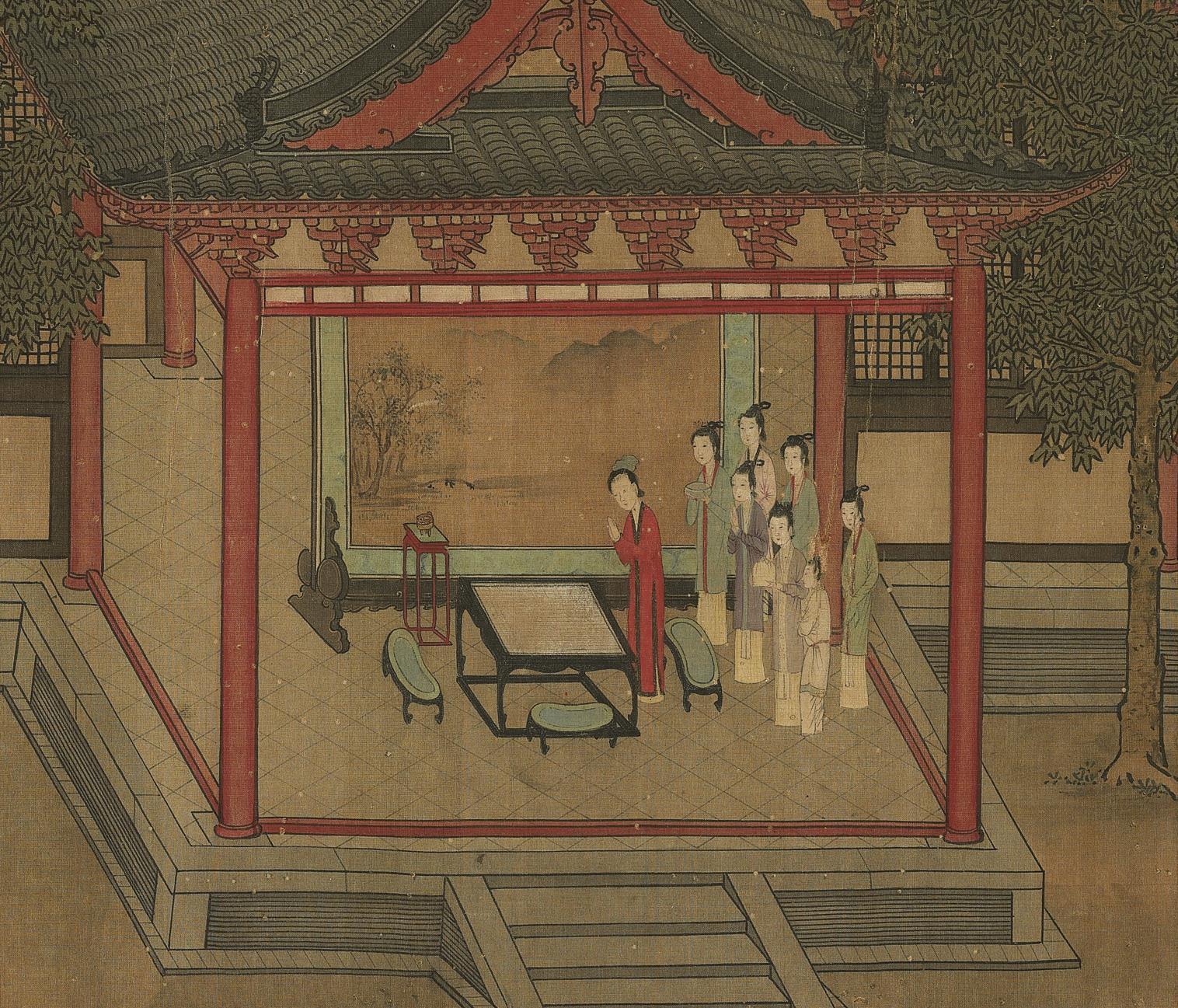 东方生活美学——古画里的七夕乞巧习俗。传统习俗上七夕应是乞巧节，而非情...