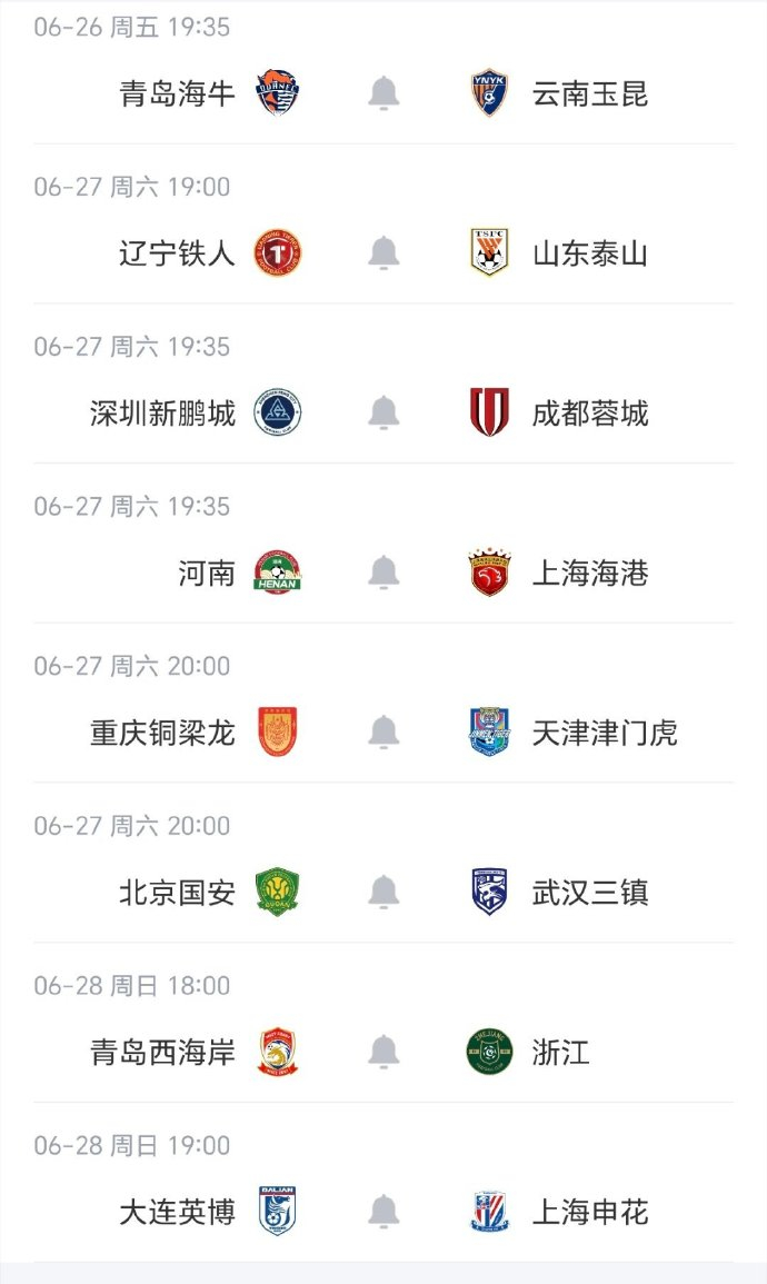 上午看世界杯晚上守中超球迷的快乐拉满！中超联赛下半程即将开启，今晚19:35青岛