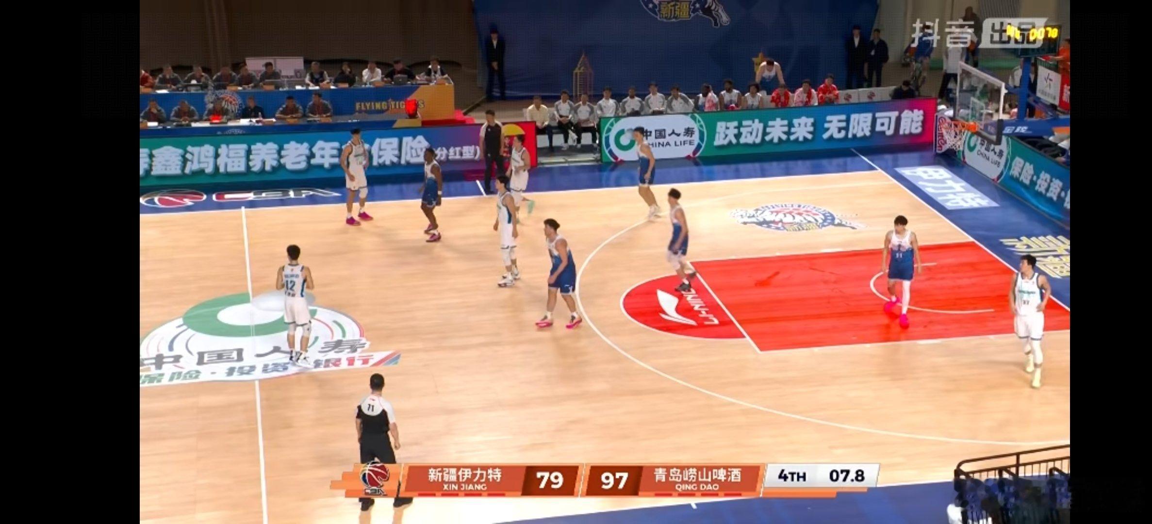 青岛男篮在客场18分分差大胜新疆伊力特，如何评价今天两队的表现？新疆男篮vs青岛