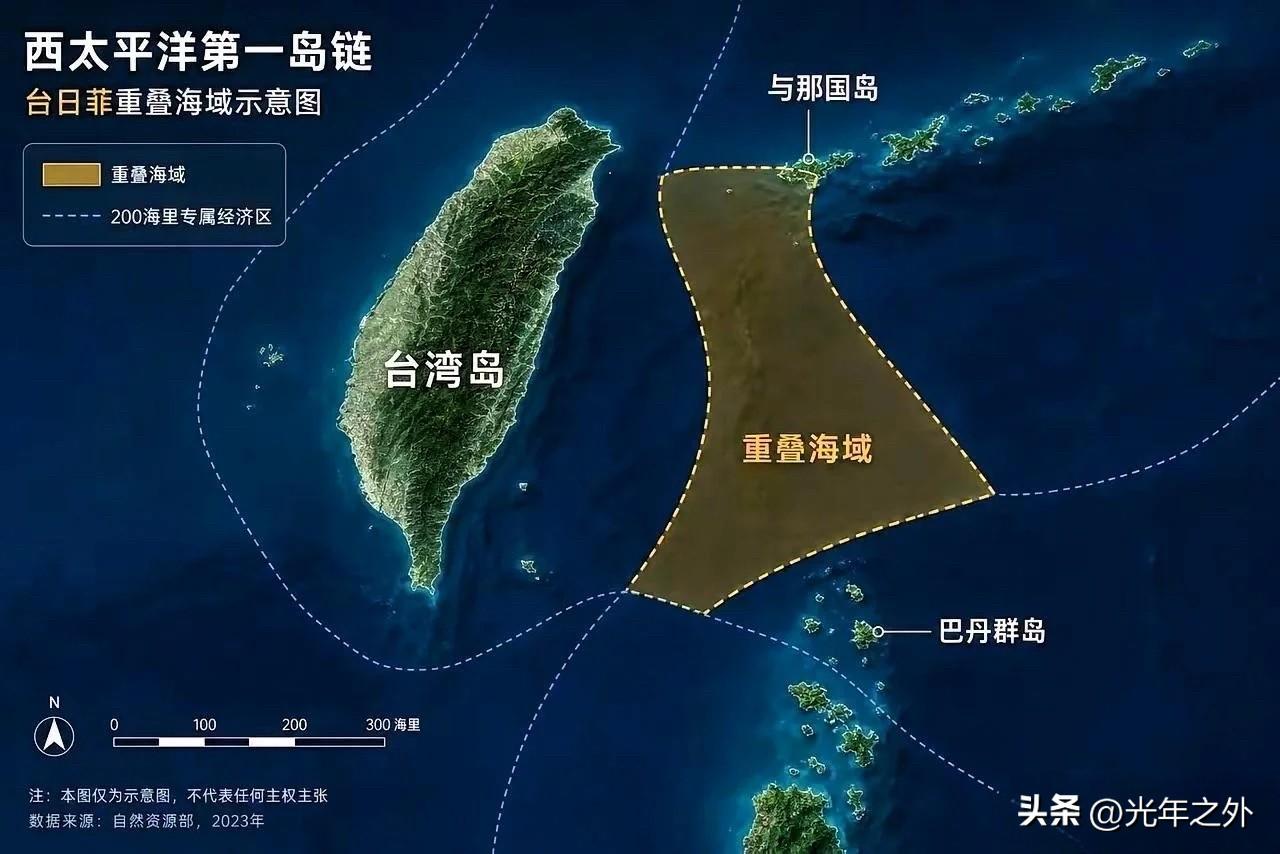 一段海上边界线，硬生生被日本、菲律宾联手划出包围圈，咱们进出大洋的关键航道全被卡