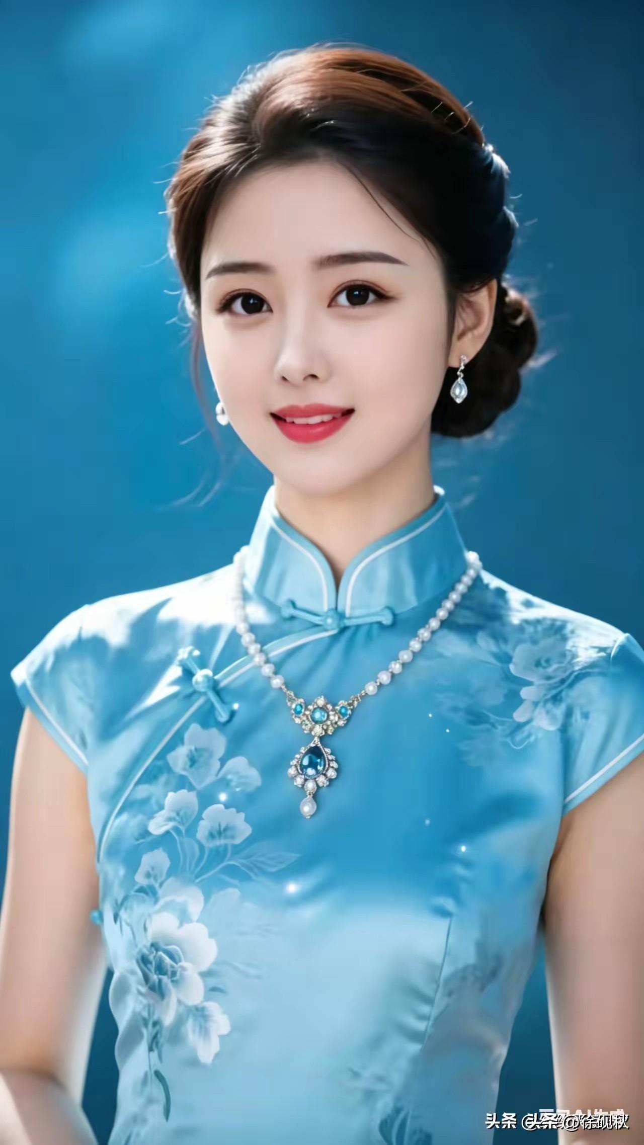 古风旗袍现代雅韵。
百年传承，文化底蕴。
花鸟祥云，牡丹刺绣。
纹样丰富，韵味多