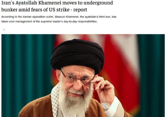 据《耶路撒冷邮报》报道，伊朗最高领袖阿亚图拉·阿里·哈梅内伊在高级安全和军方官员