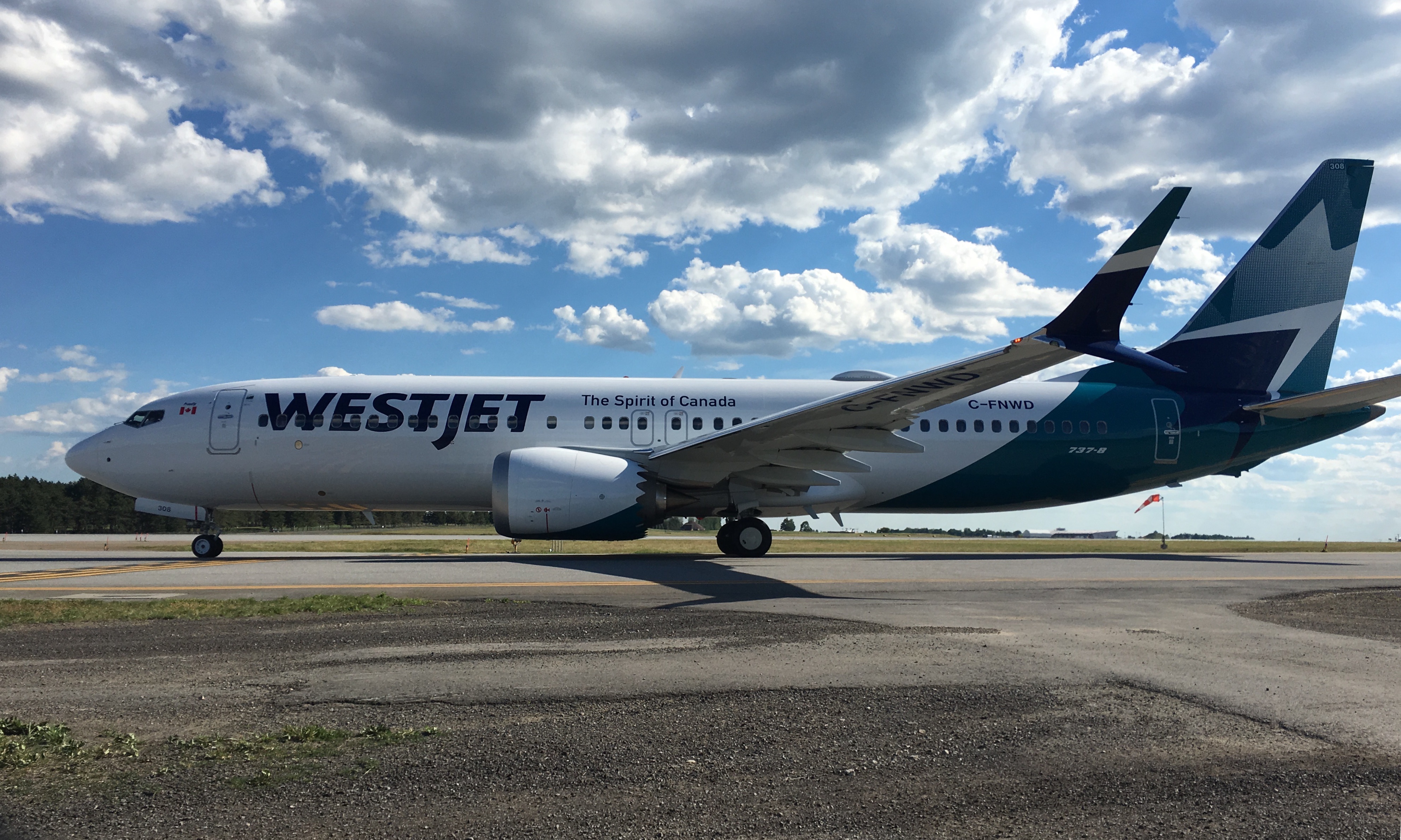 分享圖片：美國波音波音737MAX客機 ​​​