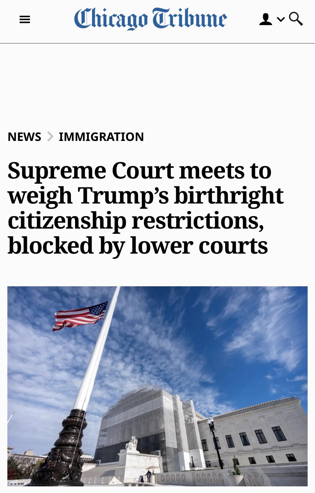 当地时间周五，美国最高法院将举行闭门会议，议程上的一个重要议题是唐纳德·特朗普总