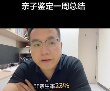 太不可思议了~最近，一名法医透露了他一周做得亲子鉴定数据，275份报告其中排出的