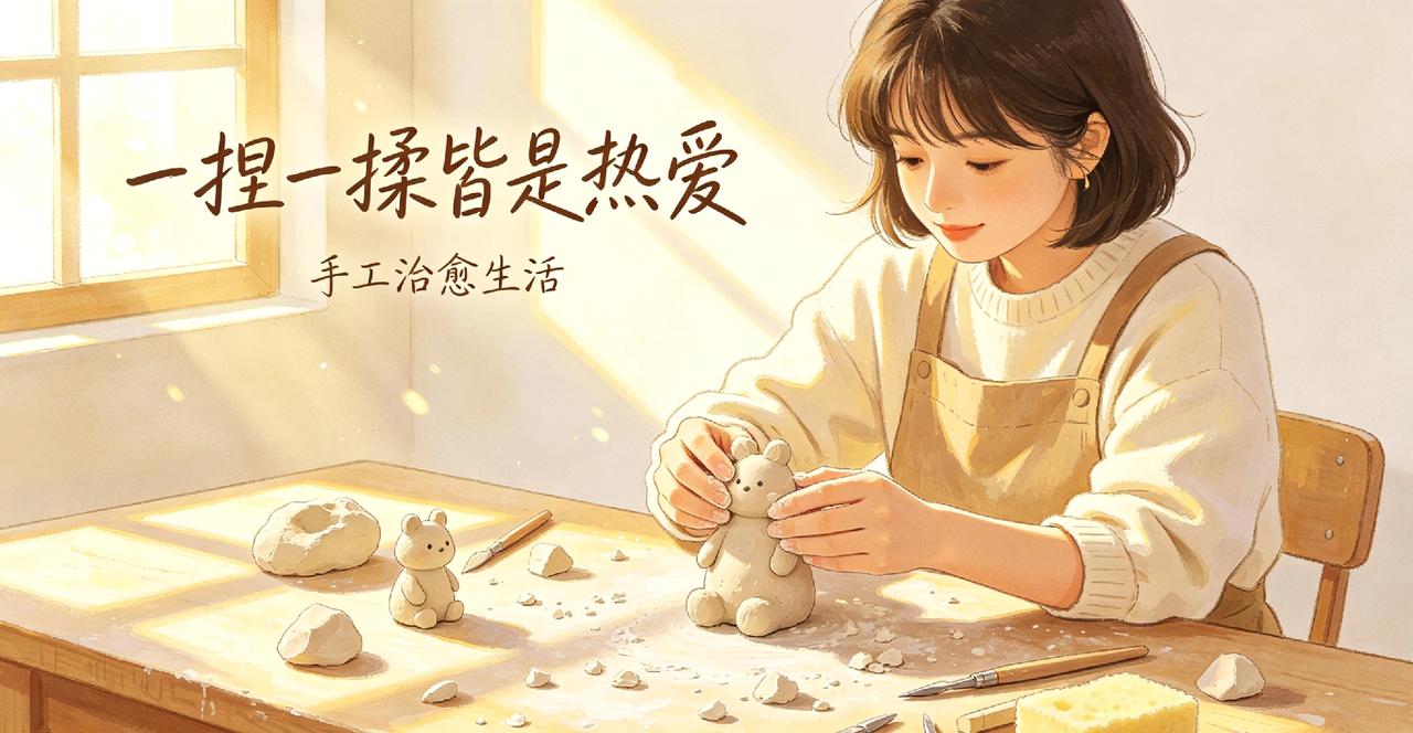 一捏一揉皆是热爱，手工治愈生活