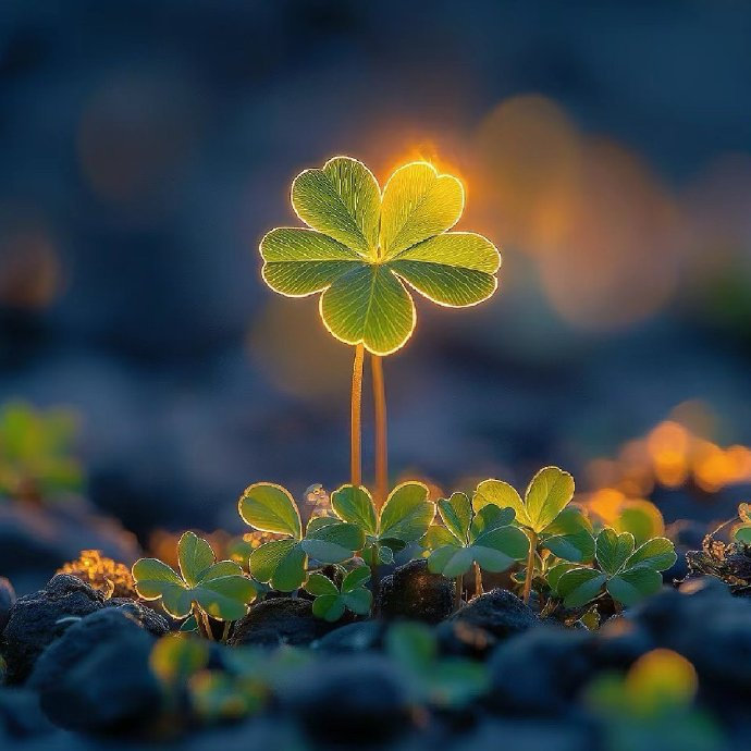 秒赞这个四叶草，3月会有好事发生🍀 