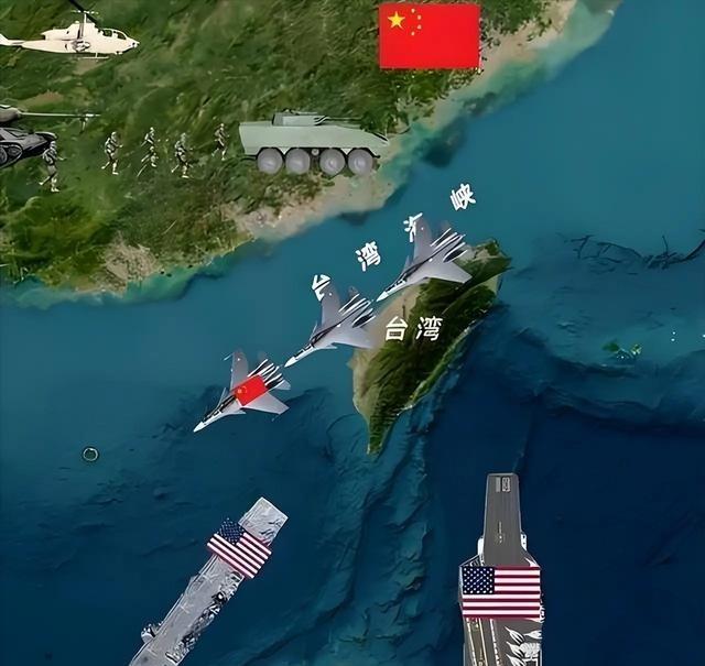 美国可能现在才后知后觉：中国早把台湾地区当成了“钓大鱼的饵”，而美军在日韩的基地