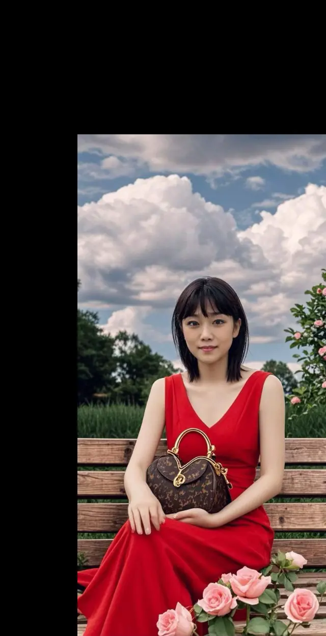 AI红裙雅韵