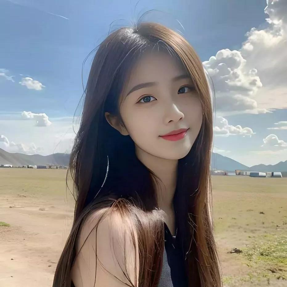 阳光下的少女，云海中的仙境秋日少女照 阳光少女照 花海少女照 林间粉漾少女 清透