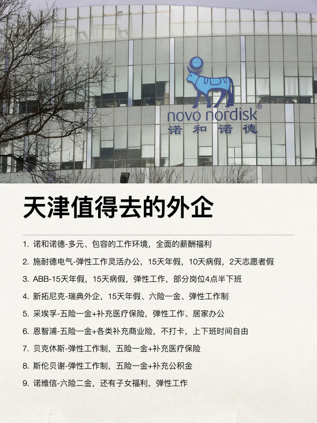 天津这些外企还是很香的