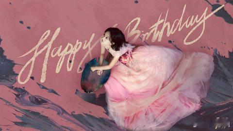 #赵丽颖高定纱裙#赵丽颖生日高定全球首穿了这条粉色渐变纱裙！这生日排面就很牛啊?