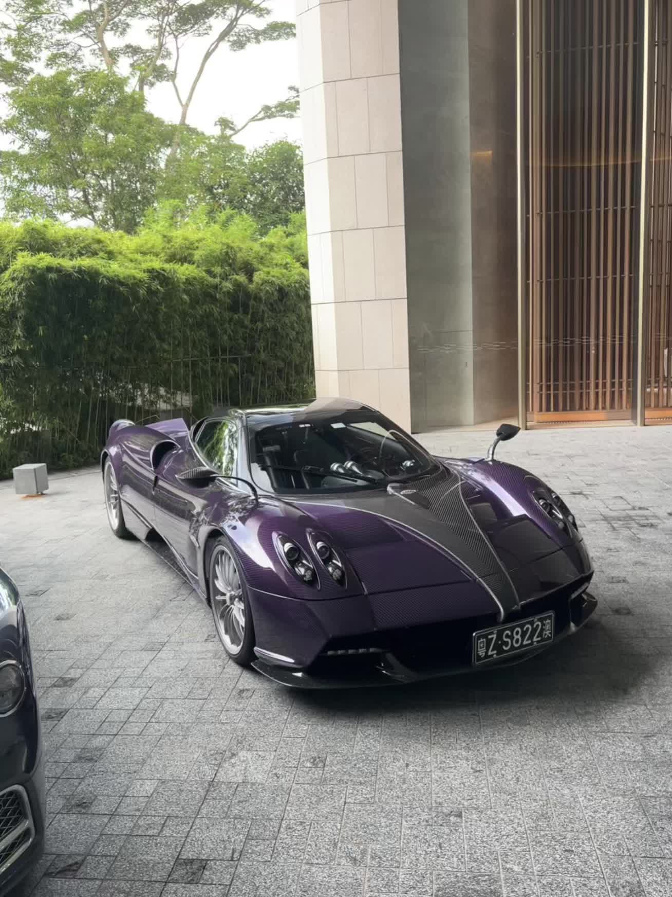 Huayra Roadster 紫碳，平日中的意外之喜