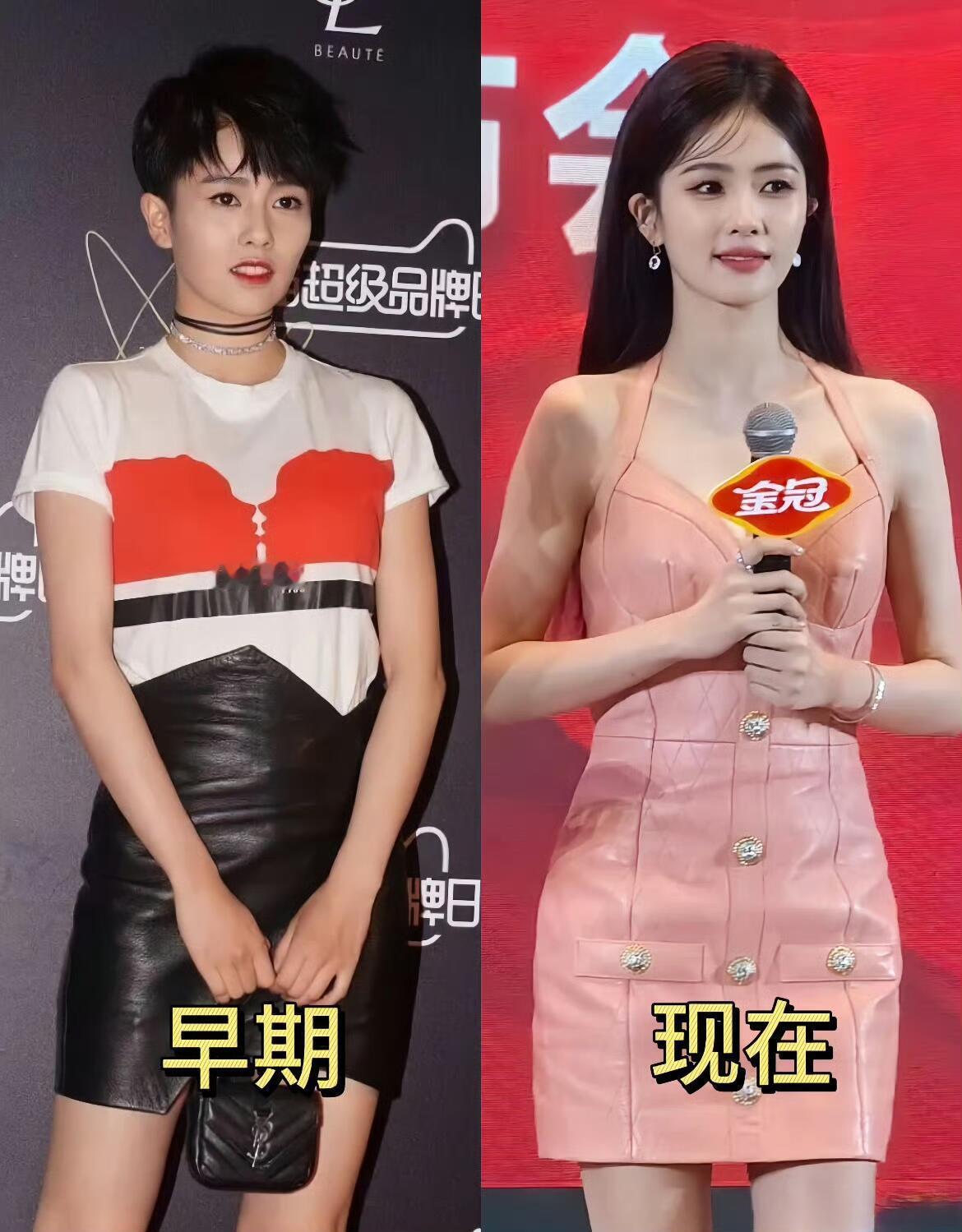 红气养人，白鹿早期和现在的对比，判若两人 ​​​