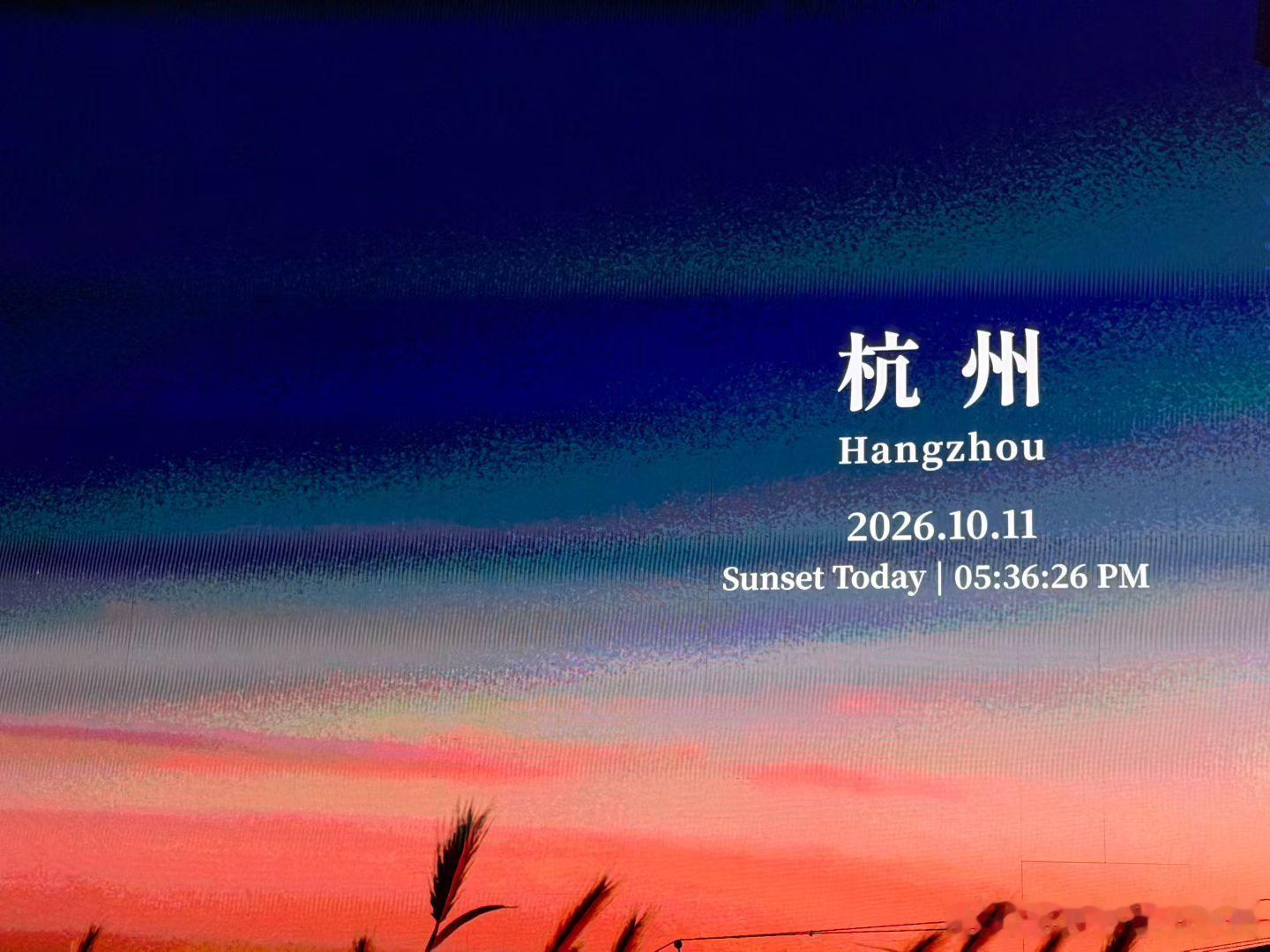 AUT NIHILO · 或者什么都不是✨在杭州的夜里，听见日落🌇 孙燕姿[超