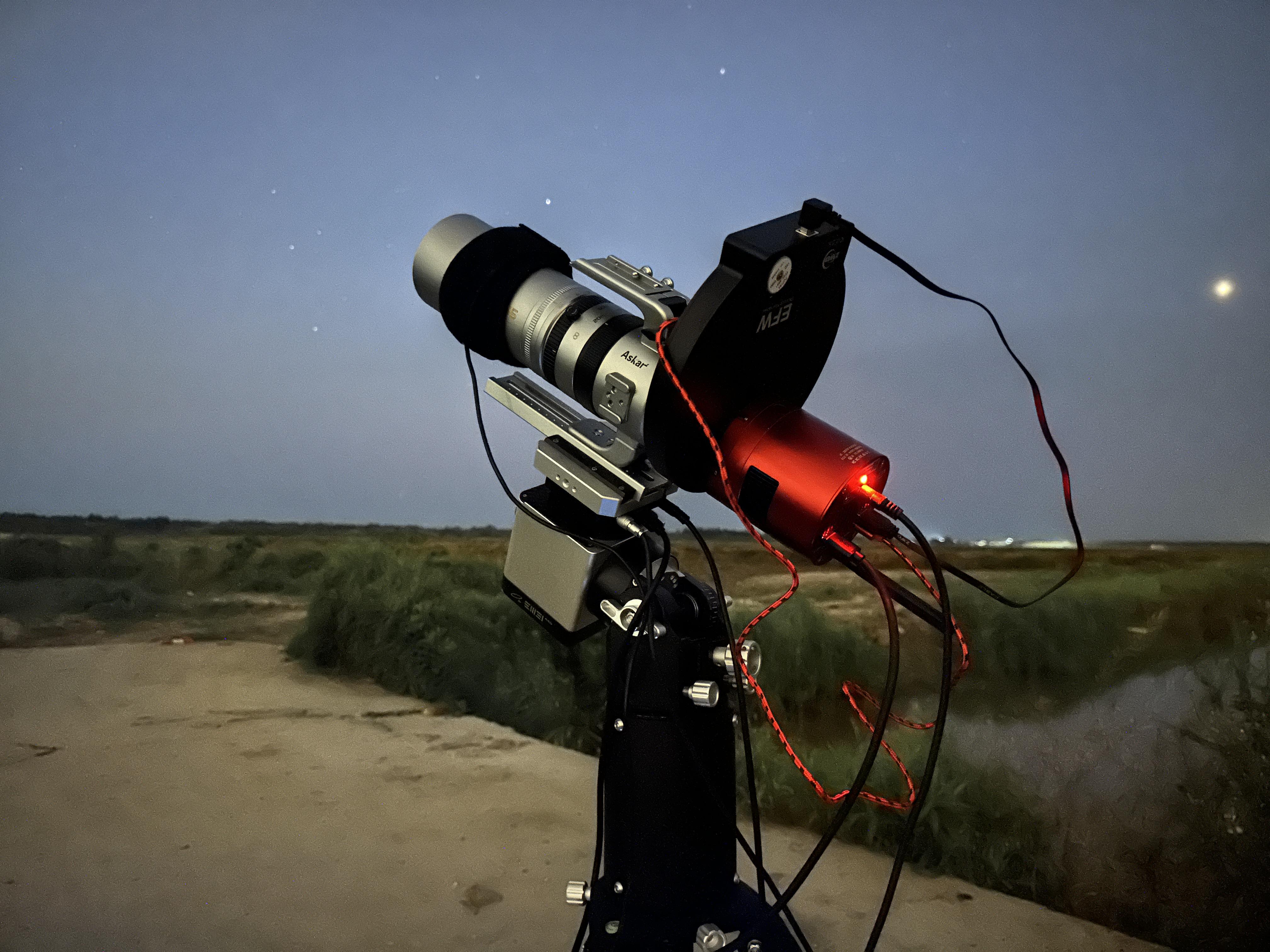 入门天文摄影的终极答案。ASI2600MM Air采用主相机+导星镜+...