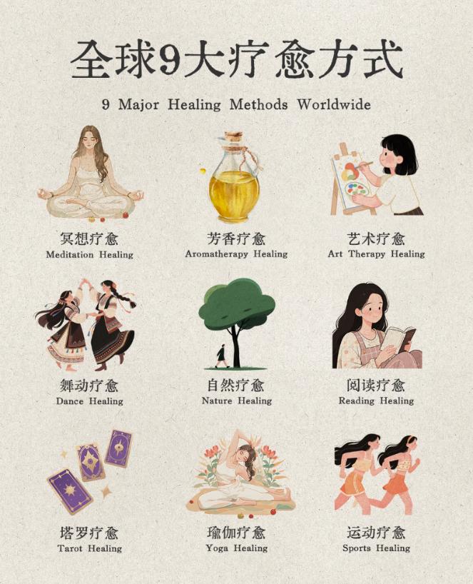 全球9大疗愈方式