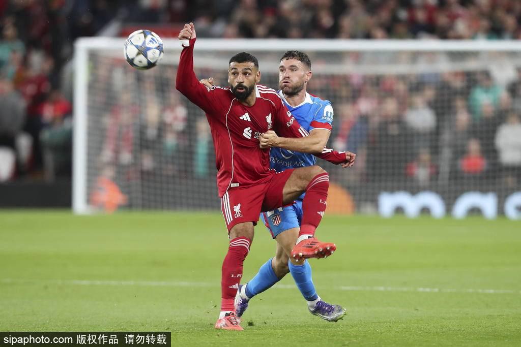 2025-26赛季欧冠联赛阶段第一轮继续进行，利物浦坐镇安菲尔德球场3-2险胜马