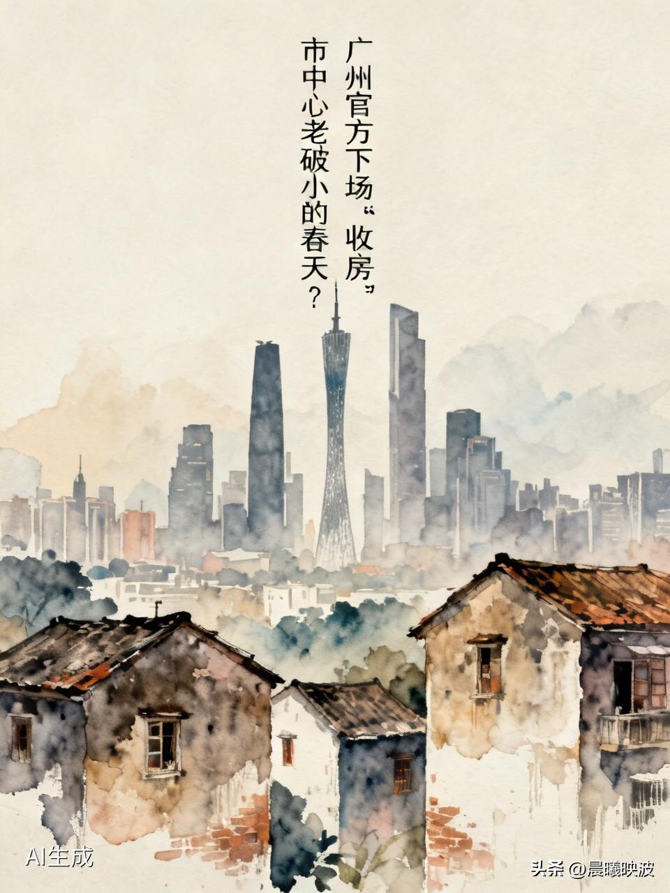 广州官方下场“收房”了！市中心老破小的春天，还是换房族的及时雨？

  今天（5