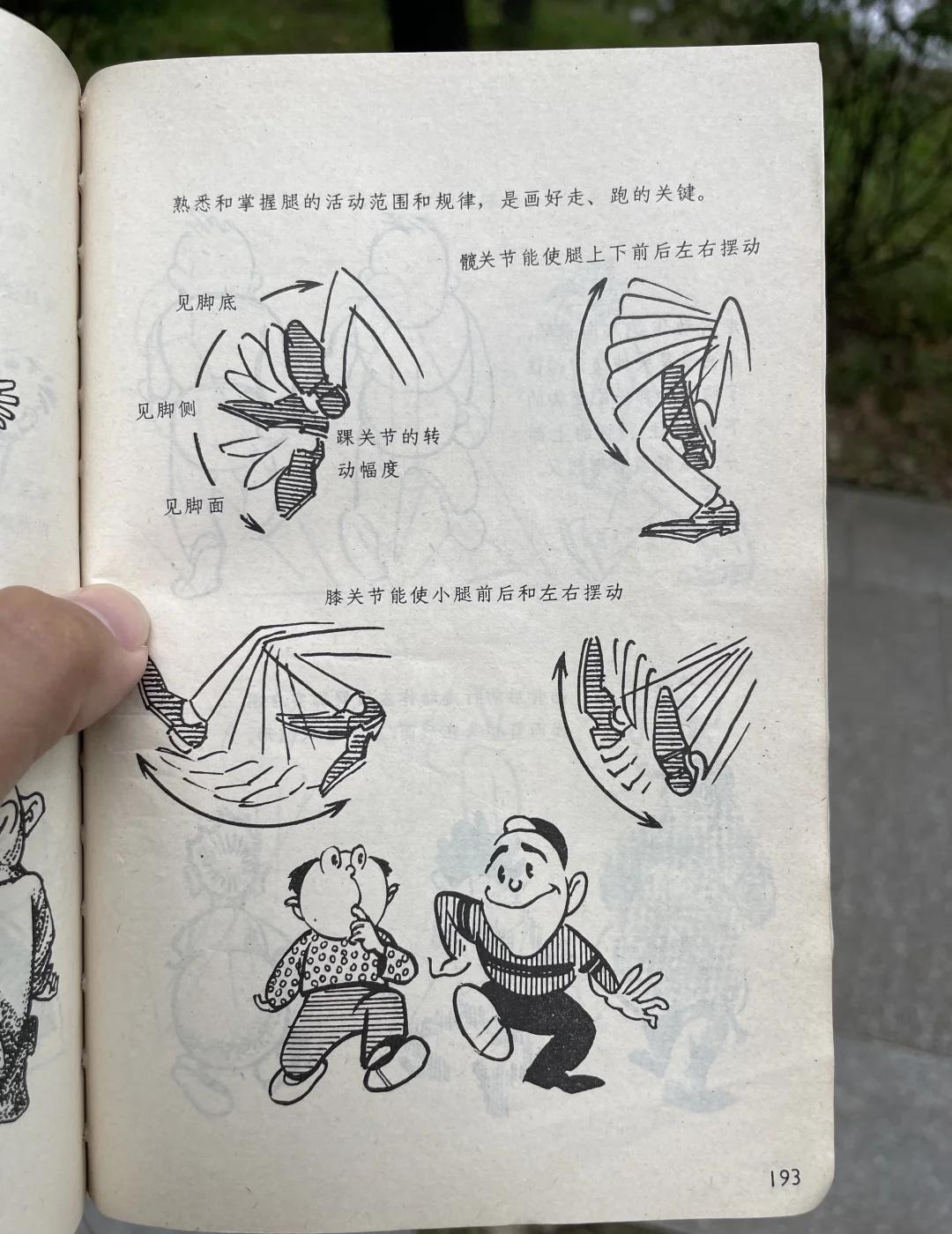 以前的绘画书我是真能自学看懂
这是一本80年代的漫画技法教材！
为啥以前的书感觉