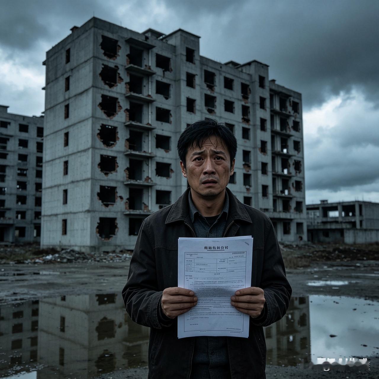 过去买的期房烂尾了，为什么买房人承担了所有。当初是哪个人才设计的制度让普通人成了