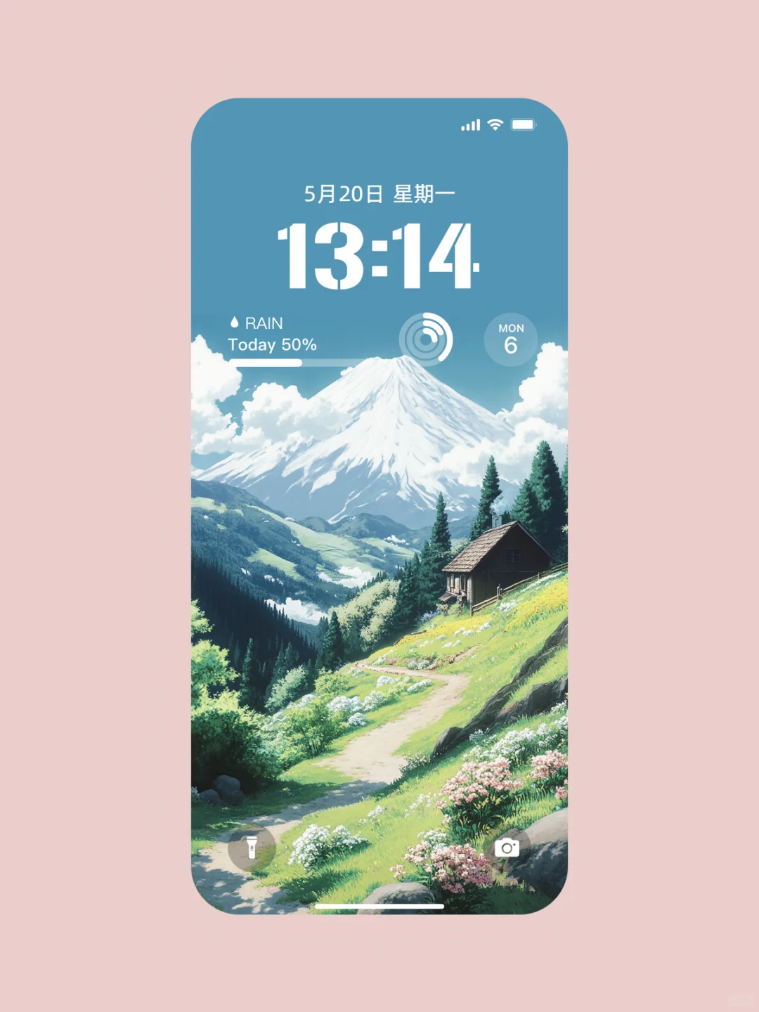 虞美人盛开的山坡｜治愈系手机壁纸151