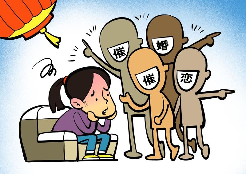 6岁侄子帮忙反击
看到这个话题，能想象出家庭聚会上那种“甜蜜的负担”——长辈的催