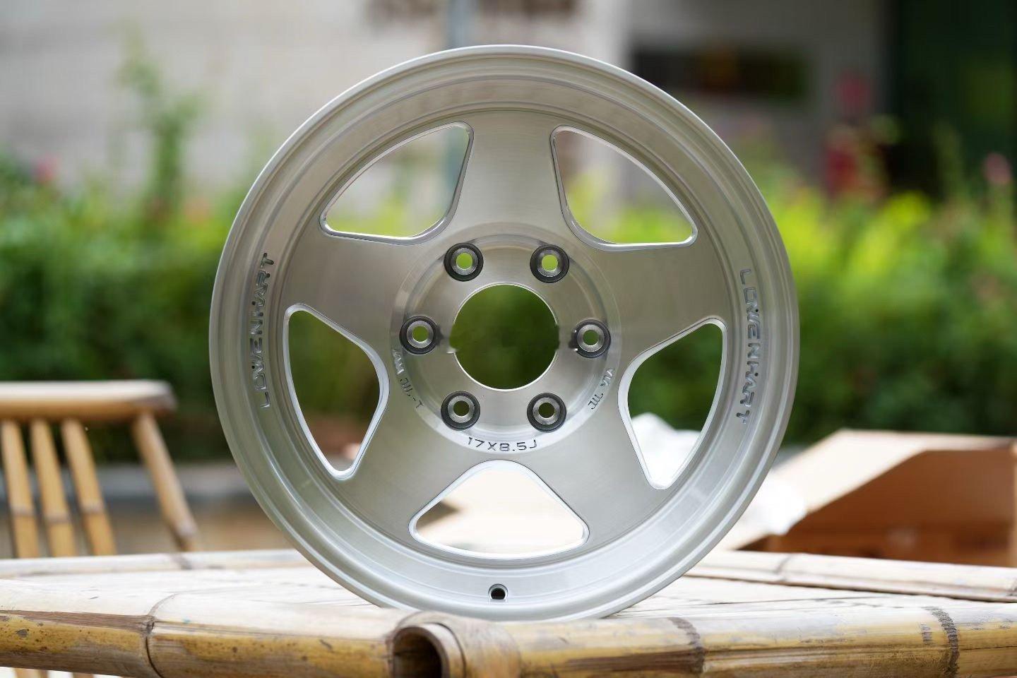 日本Lowenhart RC0517*8.5J et±0 6h139.7拉丝银色