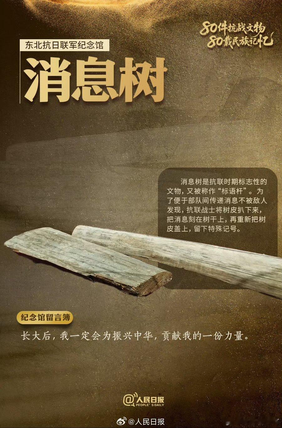 中国人民抗战胜利80周年抗战文物不只是陈列的旧物，更是历史投来的灼灼目光，凝视着