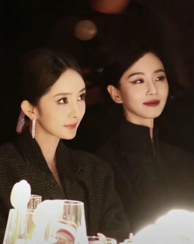 杨幂、刘诗诗，是塑料姐妹花？

刘诗诗、杨幂出席盛典的活动，两人坐在一块儿有说有