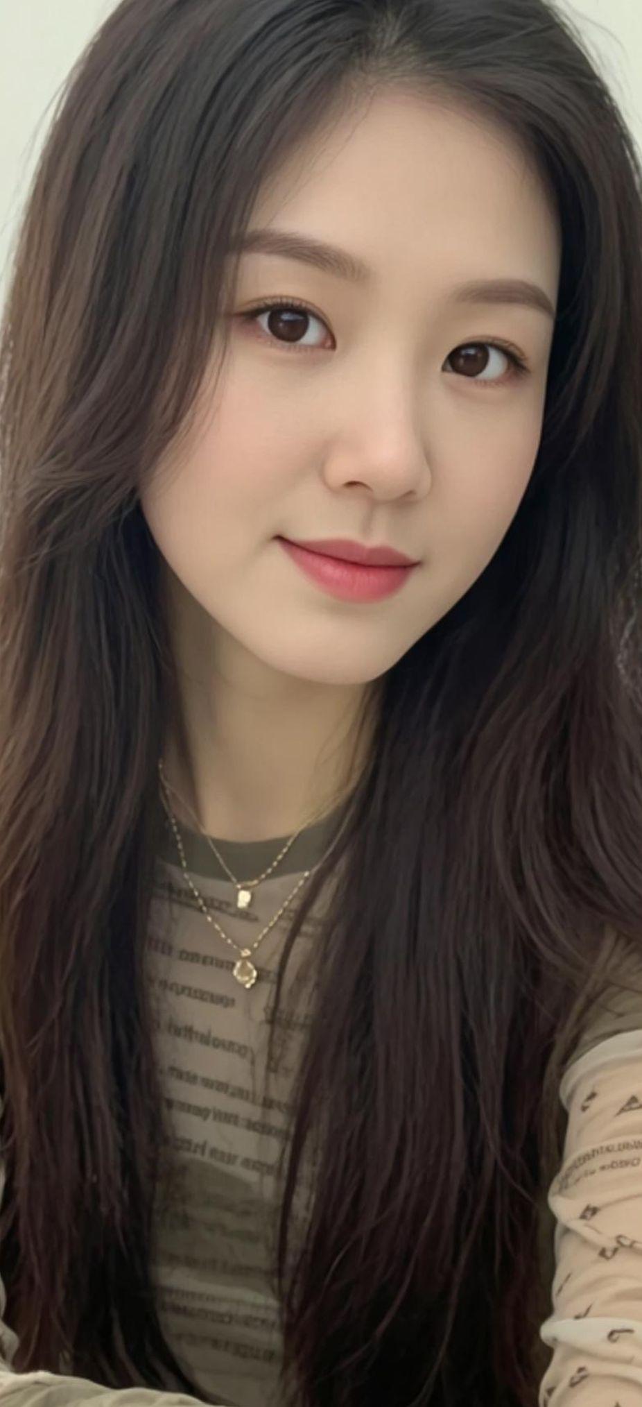 AI温婉长发佳人