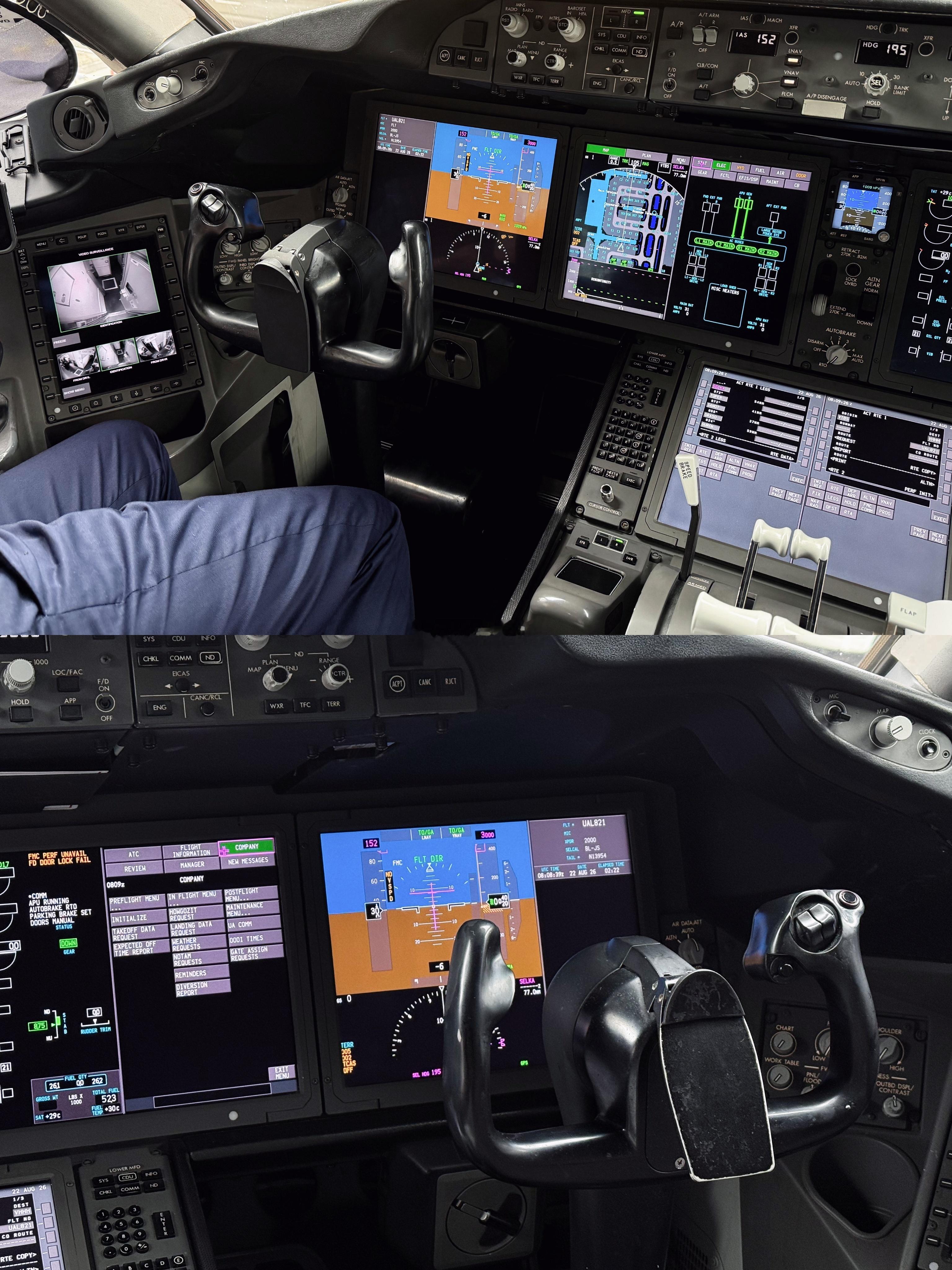 搭乘美国联合航空由曼谷素万那普前往香港，机型B789，注册号N13954，飞行距