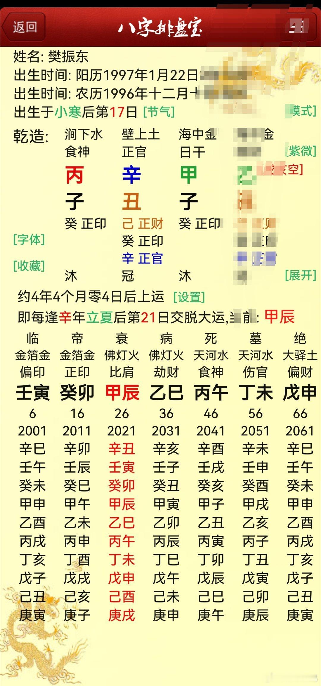 樊振东樊振东的八字生的还是有不错的一面，财官印生，月上带贵人，年上食神高透。如今