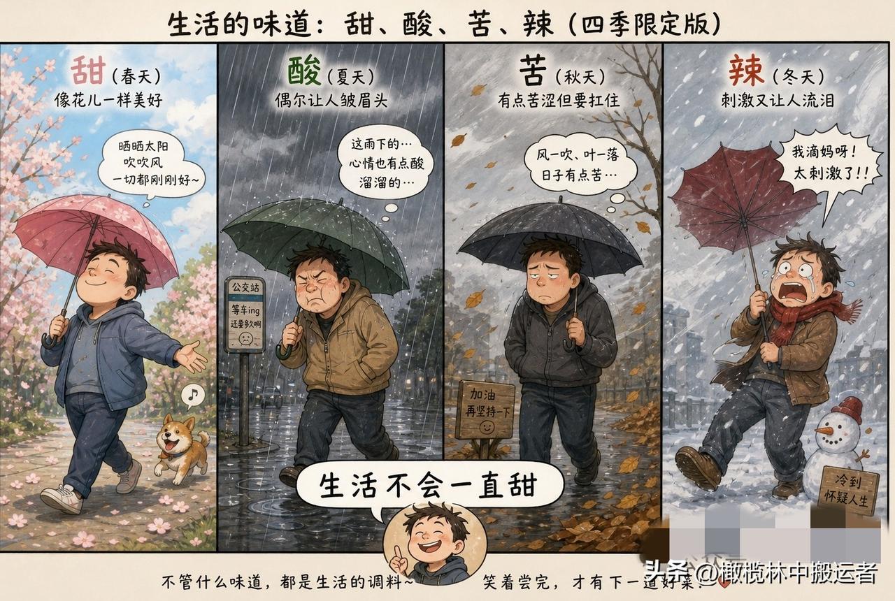 趣味漫画：不会一直甜或苦温柔治愈漫画