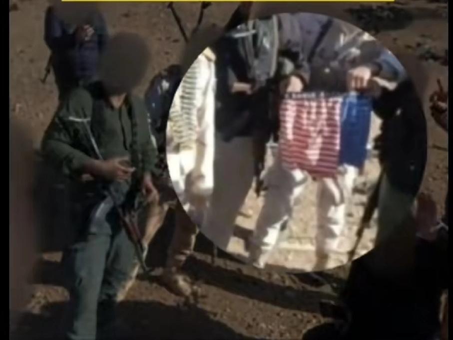 美国的夹头是真的多，上战场都要把国旗做成内裤穿身上，这种情况东方的土殖不知道该怎