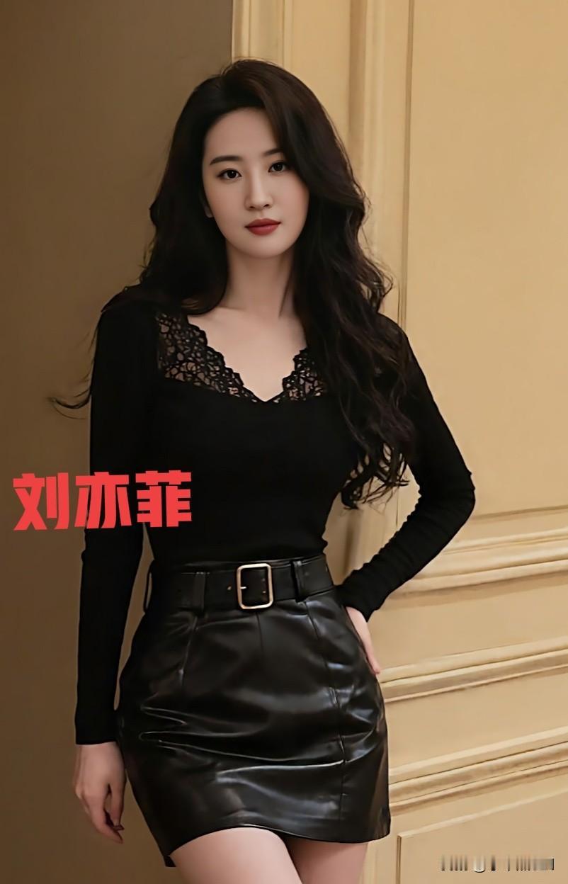 刘亦菲黑色造型惊艳绝伦气质优雅让人眼前一亮  女明星 气质女明星